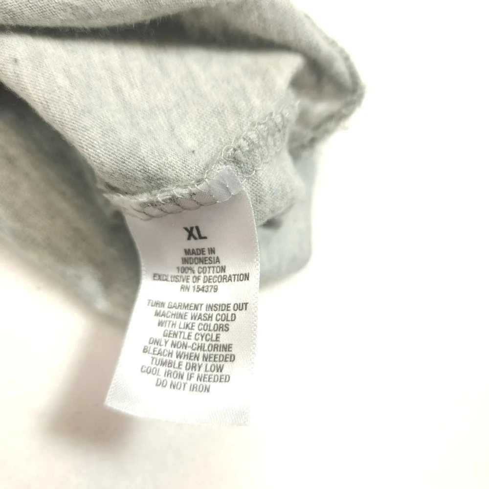 Aeropostale Shirt Mens XL Gray 1987 New York Graphic Tee Crewneck Short Sleeve - Picture 6 of 7